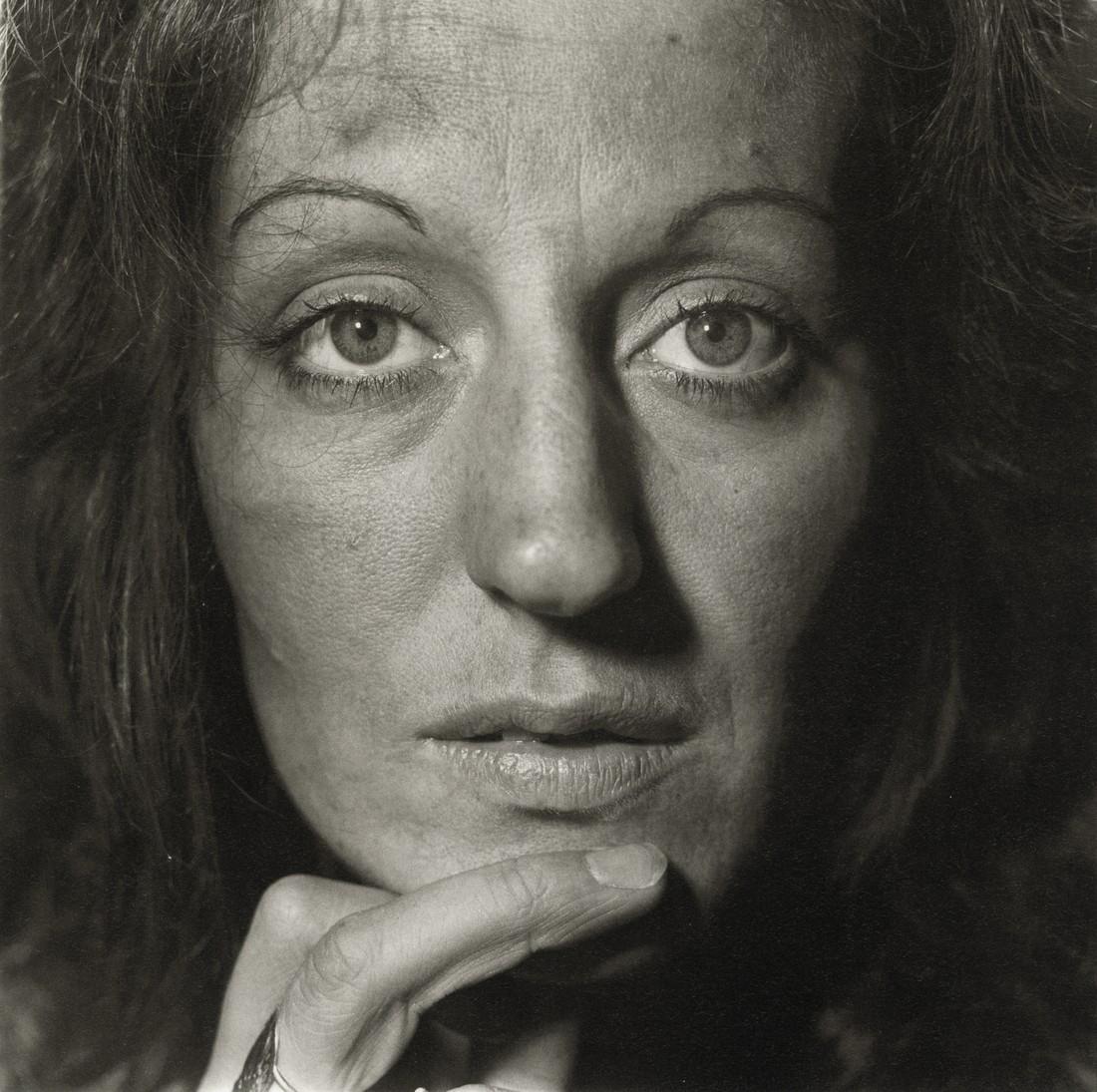 DIANE ARBUS - Feminists in Her Hotel Room, NYC, 1971: Artist: Diane Arbus Title: Feminists (Germaine Greer) in Her Hotel Room, NYC, 1971 Medium: Photo Litho, 2003, Germany Dimensions: 8.15x8.1" Additional Information: Heat Wax Mounted on 11x14" Conservat