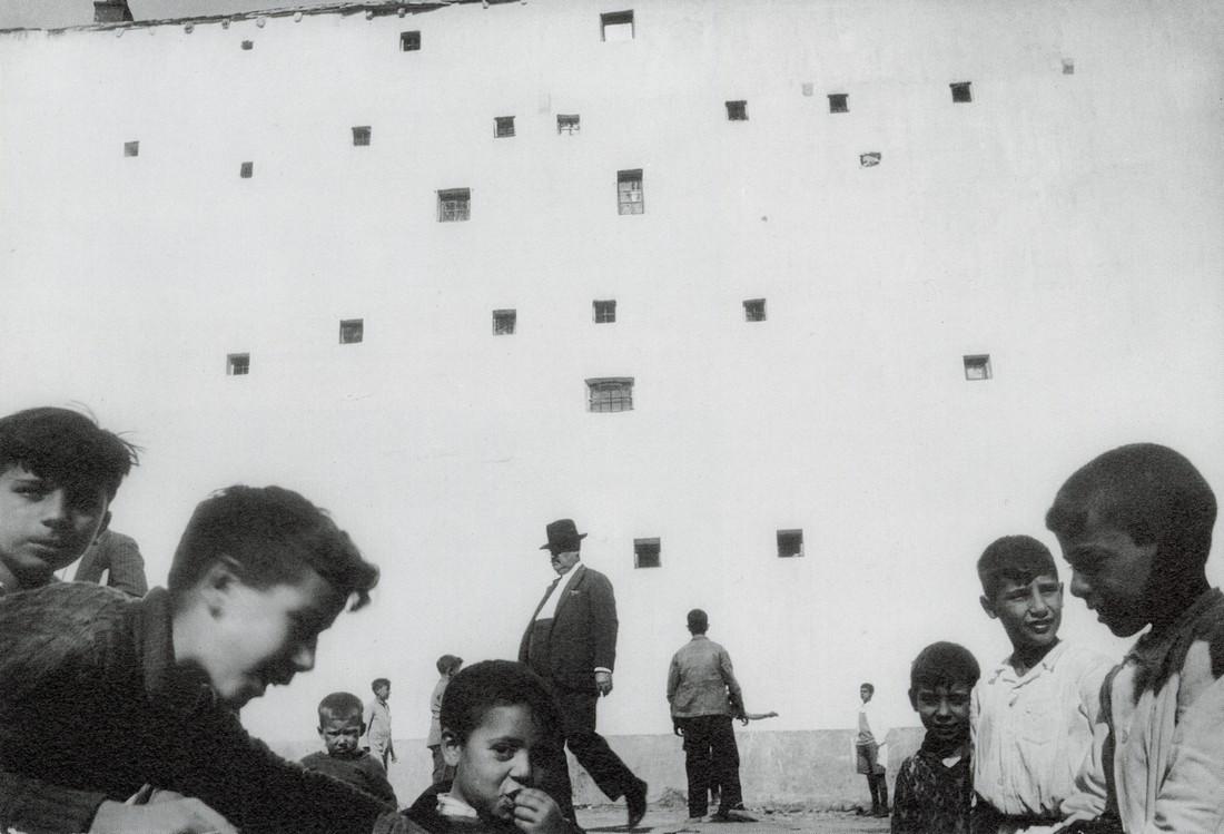 HENRI CARTIER-BRESSON - Madrid, 1933: Artist: Henri Cartier-Bresson Title: Madrid, 1933 Medium: Photo Litho, 1988, Japan Dimensions: 8.9x6.05" Additional Information: Heat Wax Mounted on 8.5x11" Conservation Board Artist Bio: Henri Cartie