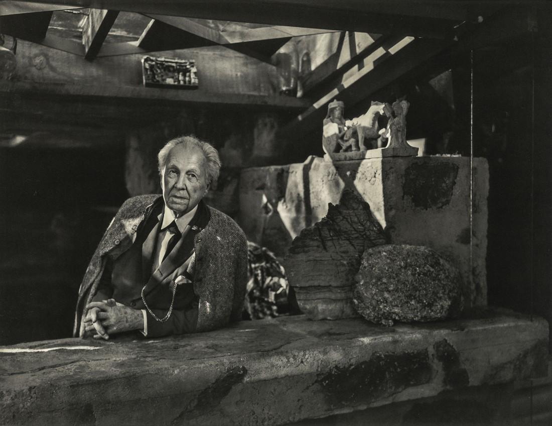 YOUSUF KARSH - Frank Lloyd Wright, Tallesin, 1954 (1 of 1)