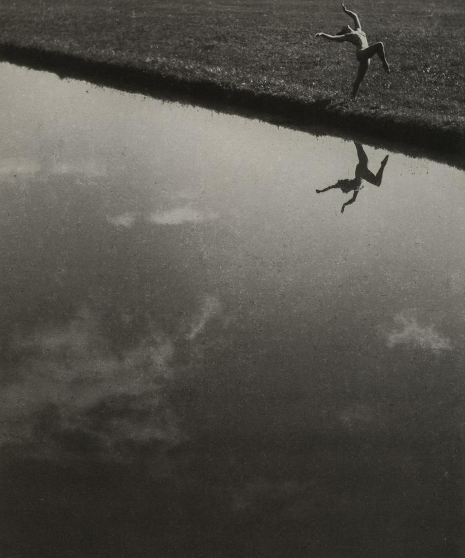 JACQUES-HENRI LARTIGUE - Veyvialle, 1942: Artist: Jacques-Henri Lartigue Title: Veyvialle, Huguette Sabouret, 1942 Medium: Photo Litho, 1984, England Dimensions: 6.9x8.3" Additional Information: Heat Wax Mounted on 11x14" Conservation Board A