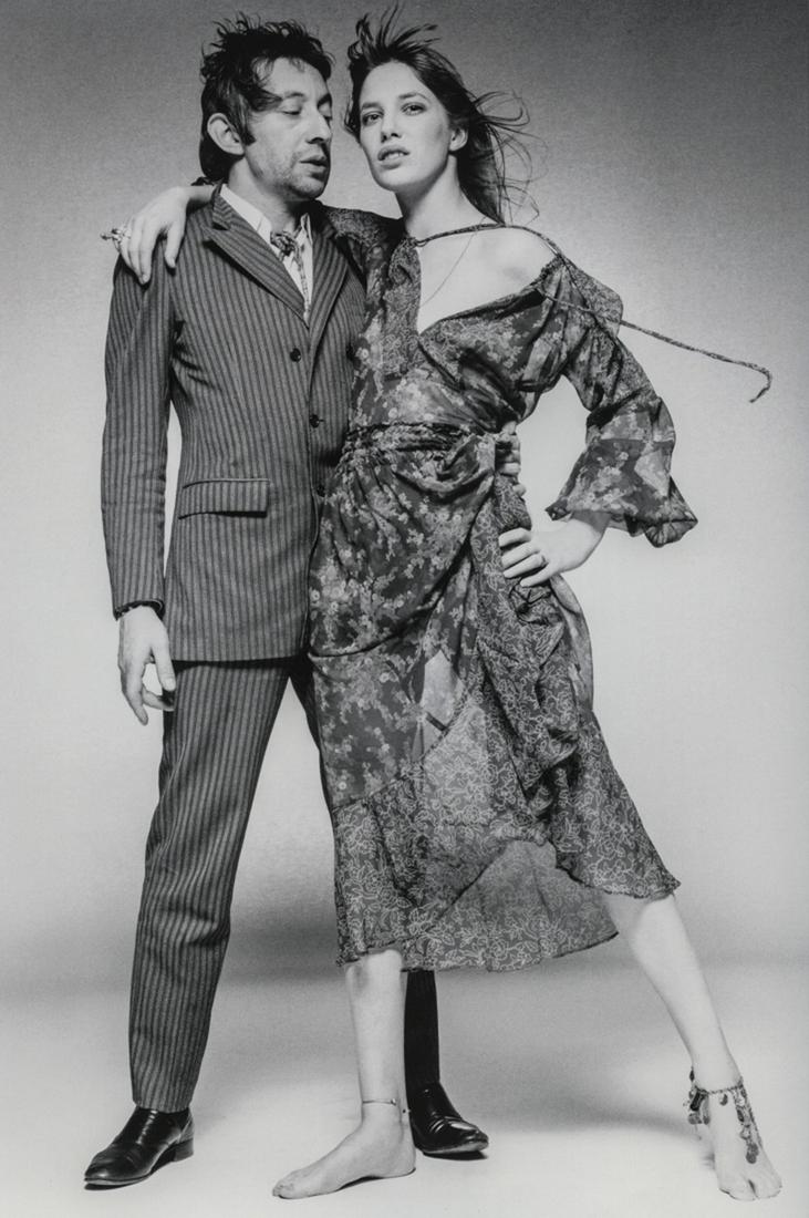 TERRY O'NEILL - Serge Gainsbourg and Jane Birkin: Artist: Terry O'Neill Title: Serge Gainsbourg and Jane Birkin Medium: Photo Litho, 2014, China Dimensions: 7.25x10.9" Additional Information: Heat Wax Mounted on 11x14" Conservation Board Artist Bio: 
