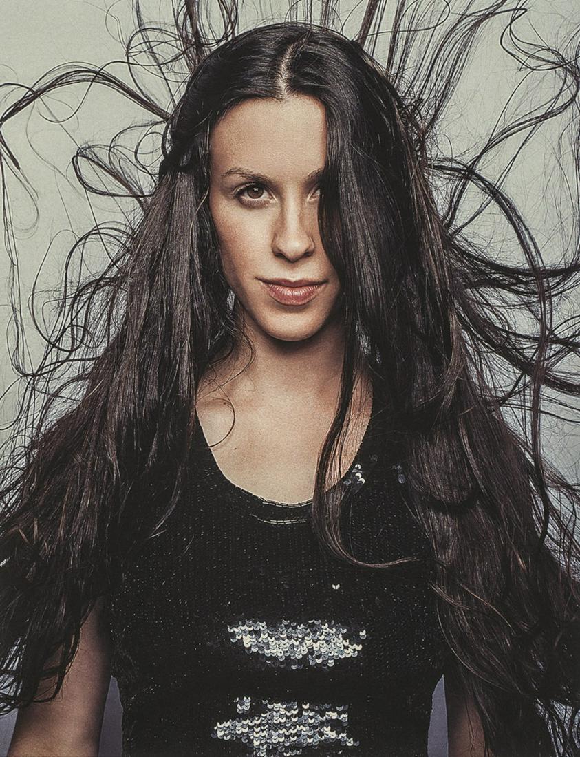 RANKIN - Alanis Morissette: Artist: Rankin Title: Alanis Morissette Medium: Photo Litho, 2004, England Dimensions: 7.9x10.3" Additional Information: Heat Wax Mounted on 11x14" Conservation Board Artist Bio: John Rankin Waddell (