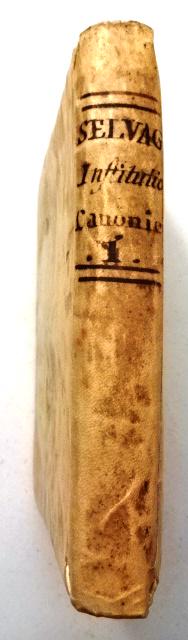 1794 Vellum Binding Institutionum Canonicarum (1 of 2)