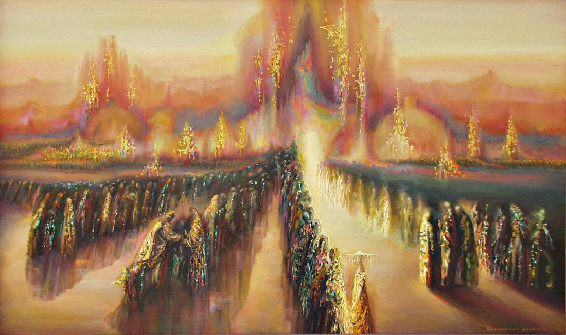 Abstract oil painting Confession Vemfialov: №Ben 16 *** ABOUT THIS PAINTING *** * TITLE: "Confession" * ARTISTS: Vemfialov * SIZE: 75x125 cm/'29.52x49.21 inches' * MEDIUM: oil, canvas * HAND PAINTED: Original painting from our collection