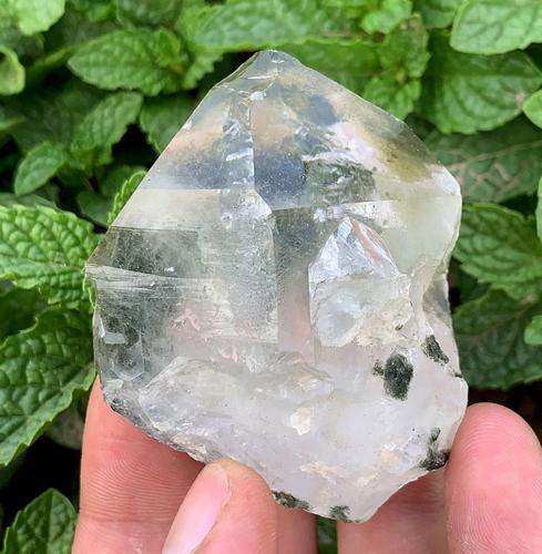 105 Gram Beautiful Natural Chlorine Quartz Specimen: Title: 105 Gram Beautiful Natural Chlorine Quartz Specimen Treatment: Natural Weight: 105 Gram Size/Dimensions: 61x46x34 mm Origin: Pakistan Reserve: $10.00 Shipping: Domestic: Flat-rate of $15.00 to 