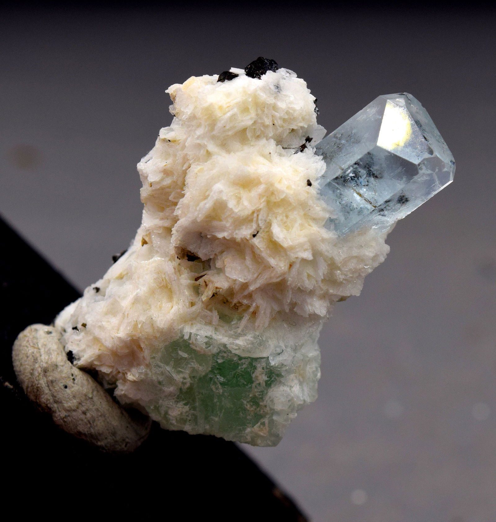 Aquamarine specimen Crystal , Natural Aquamarine & (1 of 5)