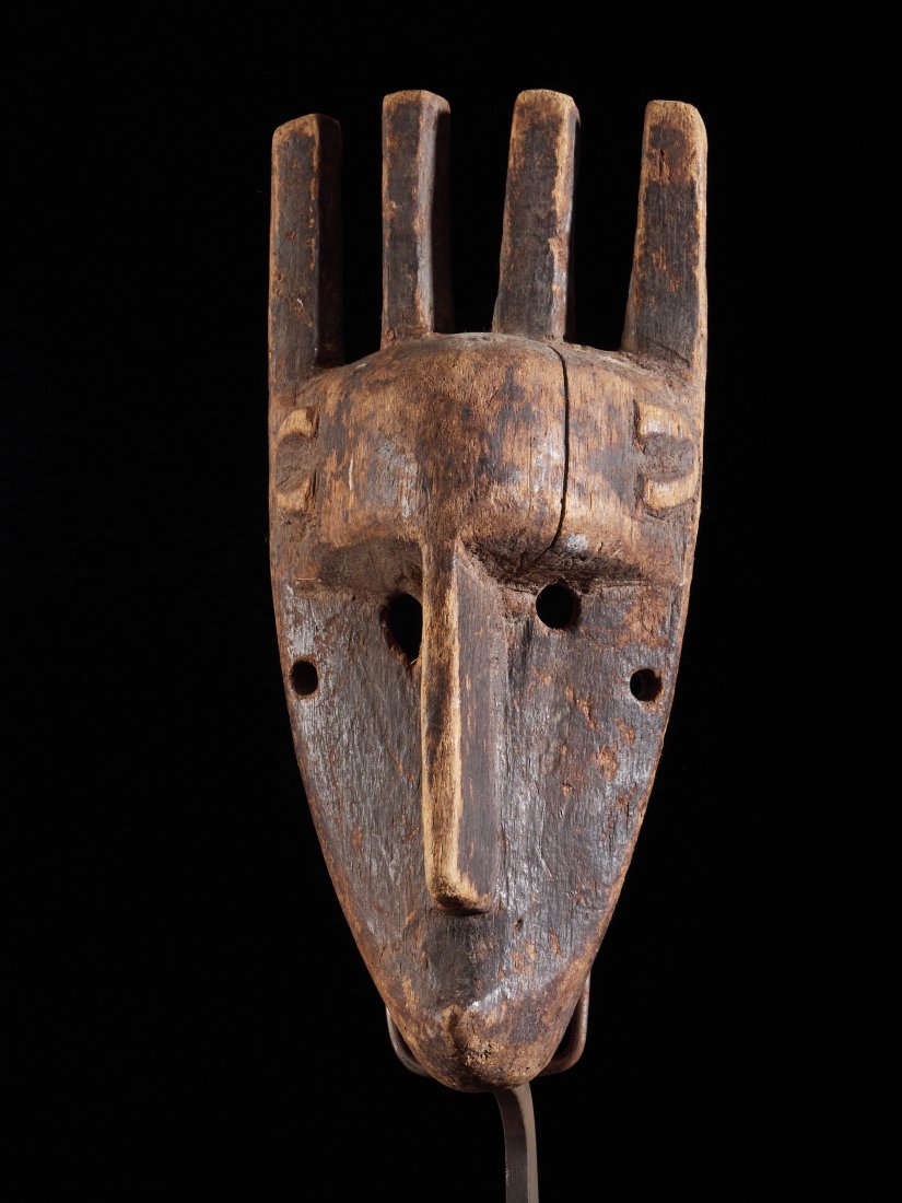 Wooden Face Mask with Four Horns, Marka people, Mali (1 of 6)