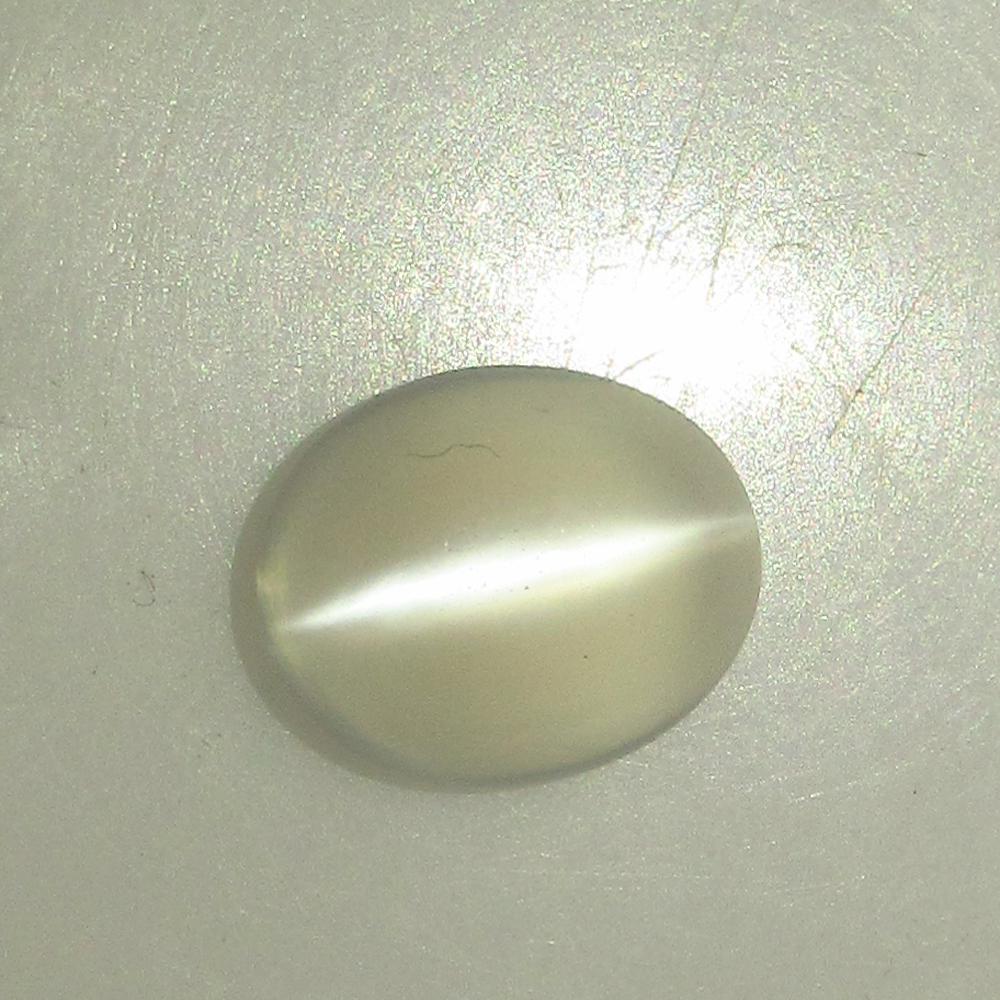 3.69 Ct Natural Moonstone Oval Cab: No Reserve! Title: 3.69 Ct Natural Moonstone Oval Cab Stone Clarity: Opaque Gemstone: Natural Moonstone Carat Weight: 3.69 Size/Dimensions: 11.30 x 9.50 x 5.30 mm Additional Information: Nice Oval Cab