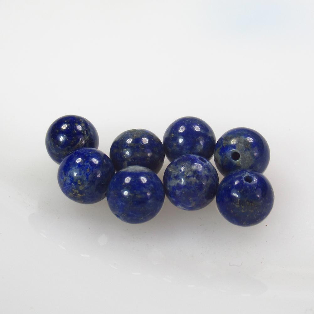 17.79 Ct Natural 8 Lapis Lazuli Drilled Round Ball (1 of 2)