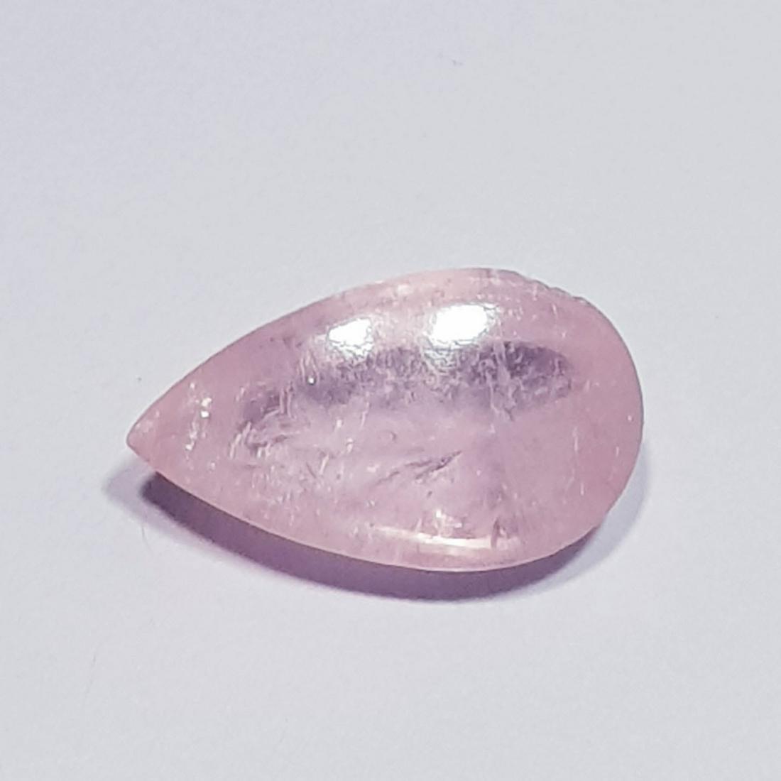 5.55 ct Natural Pink Morganite Pear Cabochon: No Reserve! Title: 5.55 ct Natural Pink Morganite Pear Cabochon Color/Clarity: SI Gemstones: Loosegemstone Carat Weights: 5.55 Size/Dimensions: 15.40 x 9.00 x 6.30 Additional Information: Pear / Brazi