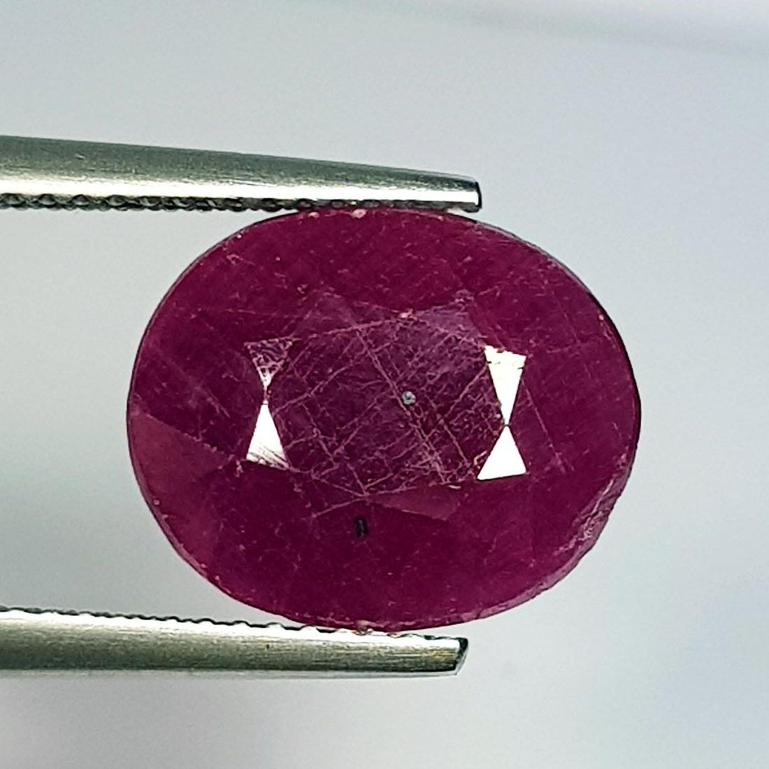 5.85 ct Natural Faceted Ruby (1 of 4)