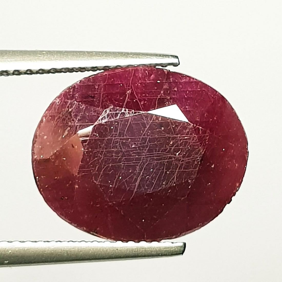 12.67 ct Natural Faceted Ruby (1 of 4)