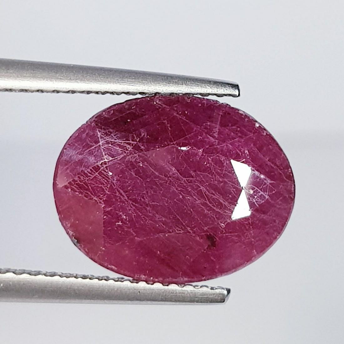 8.23 ct Natural Faceted Ruby (1 of 4)