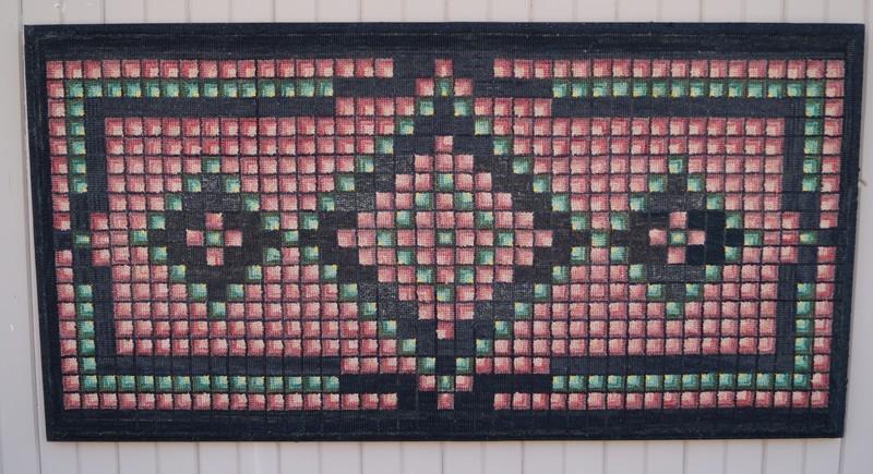 Boston Commons Geometric Designed Hooked Rug (1 of 5)