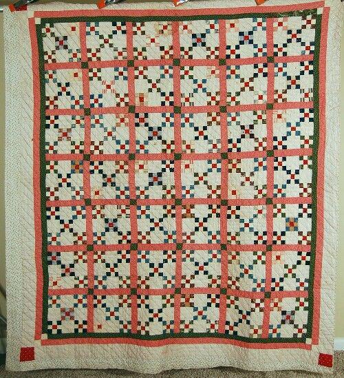 1890's Double 9-Patch Quilt (1 of 12)