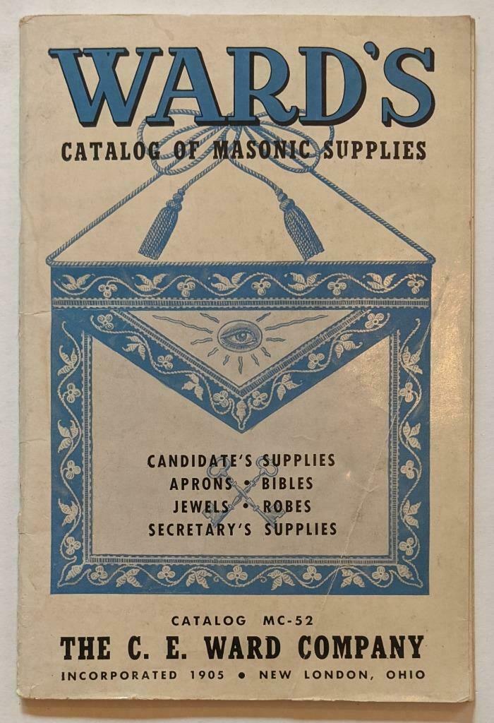VINTAGE 1950 C. E. WARD COMPANY MASONIC LODGE SUPPLY (1 of 9)