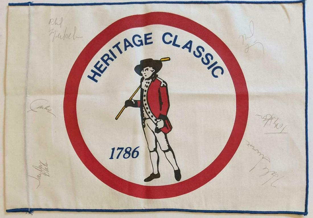 AUTOGRAPH SIGNED GOLF FLAG HERITAGE CLASSIC Hale Irwin (1 of 8)