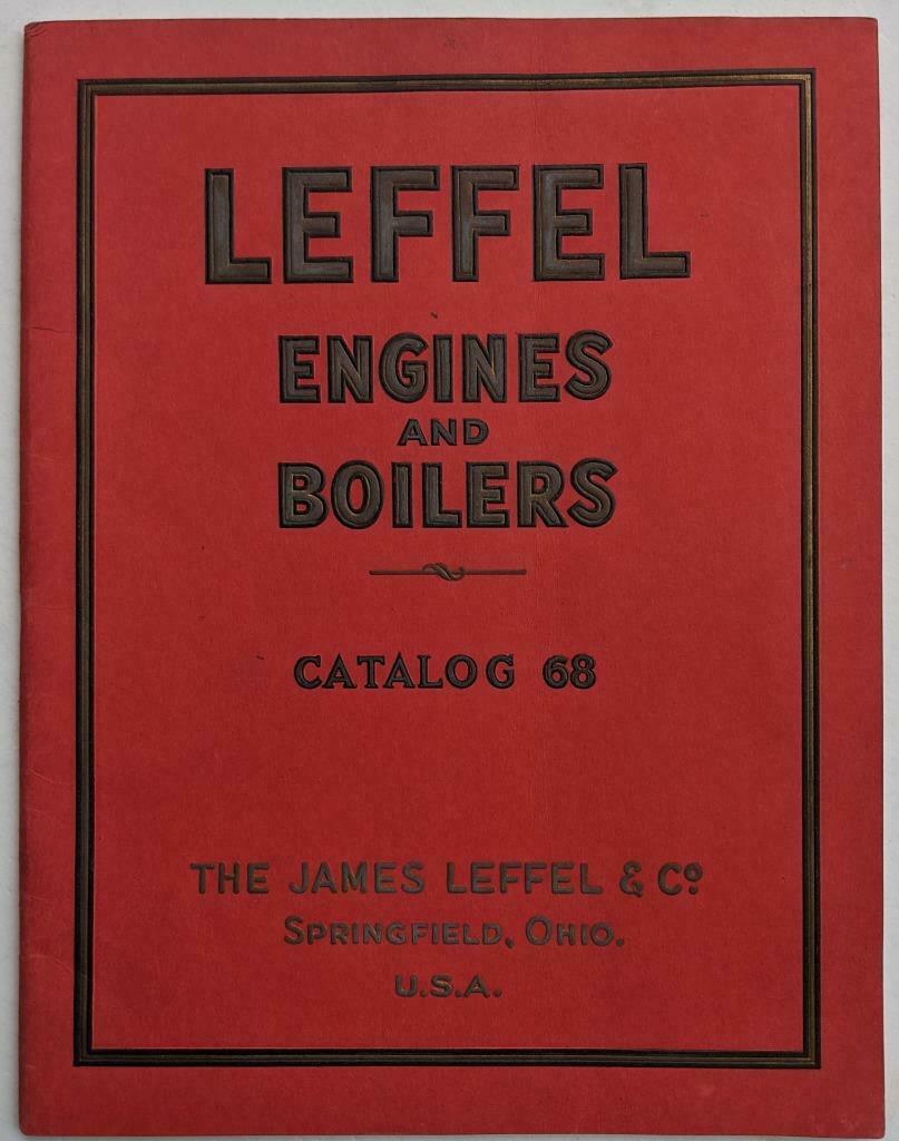 1924 JAMES LEFFEL & CO Springfield OHIO STEAM ENGINE s (1 of 9)