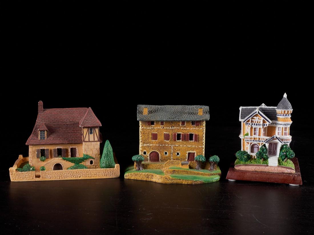 3 original miniatures houses "maison de france" (1 of 1)