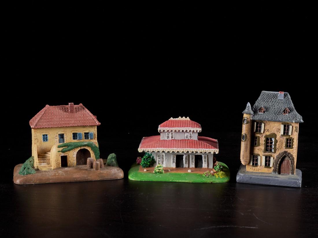 3 original miniatures houses "maison de france" (1 of 1)