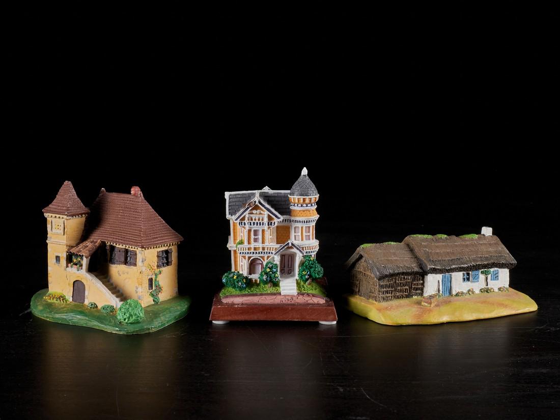3 original miniatures houses "maison de france" (1 of 1)