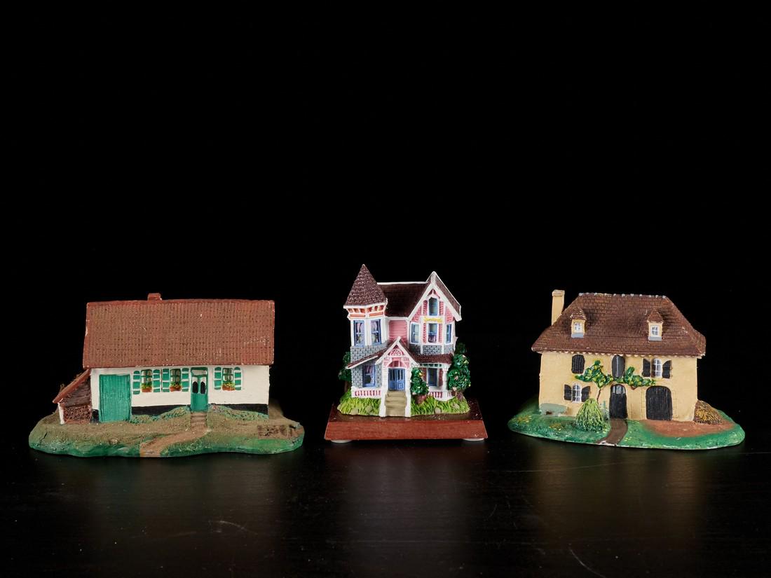 3 original miniatures houses "maison de france" (1 of 1)