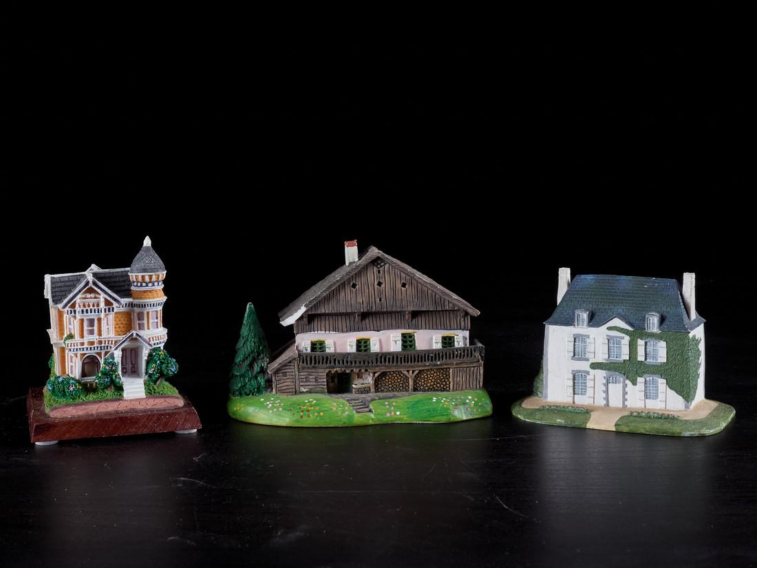 3 original miniatures houses "maison de france" (1 of 1)