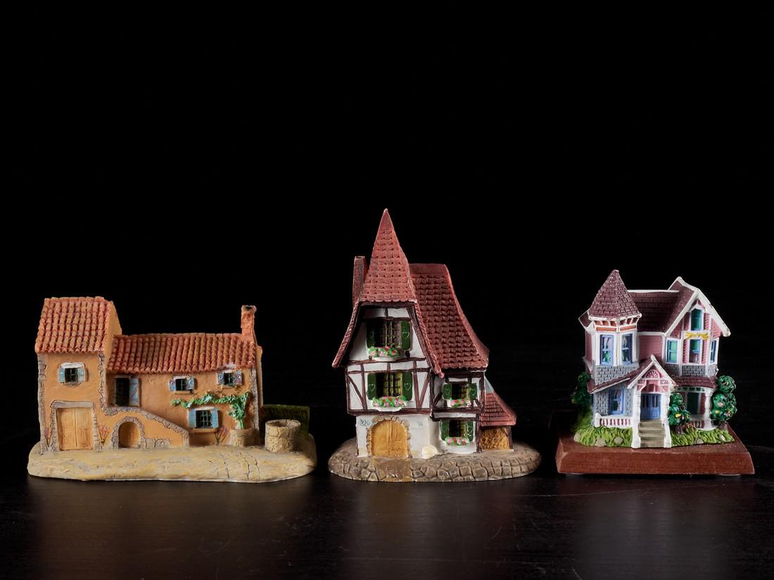 3 original miniatures houses "maison de france" (1 of 1)