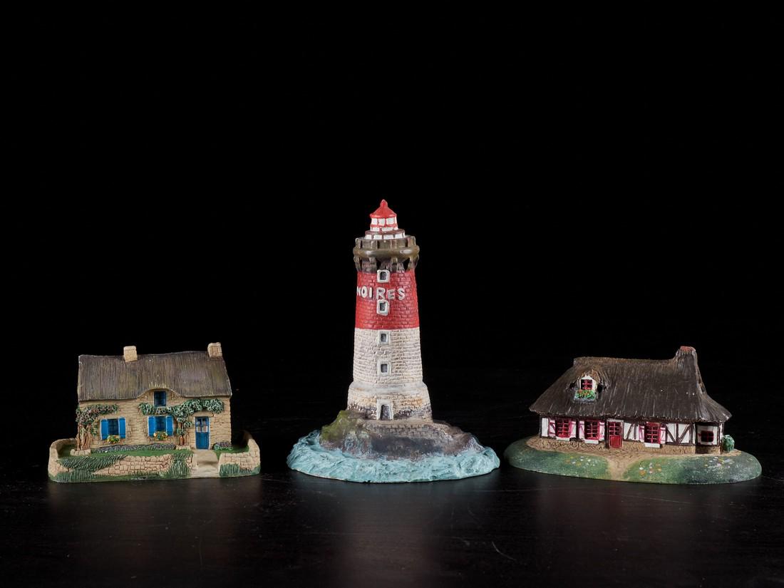 3 original miniatures houses "maison de france" (1 of 1)