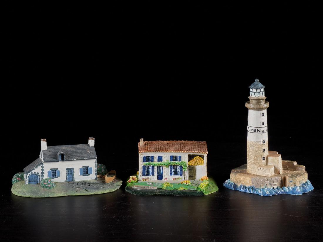 3 original miniatures houses "maison de france" (1 of 1)