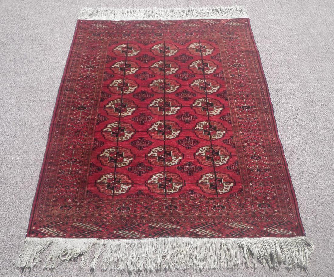 Authentic Persian Turkman 4.4x5.5 (1 of 5)