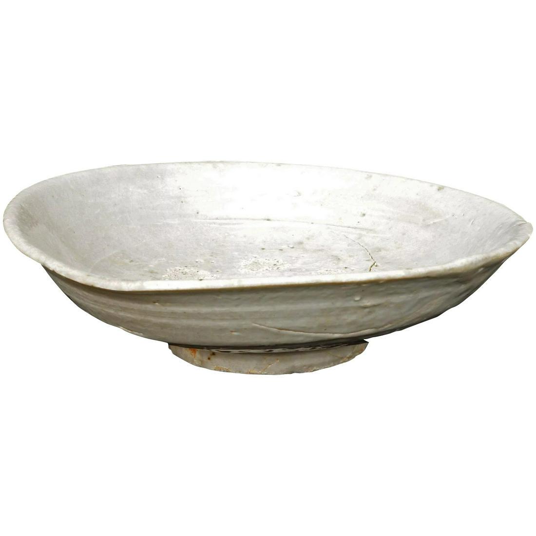 Ancient Korean Koryo Dynasty Ceramic Shallow Bowl (1 of 4)