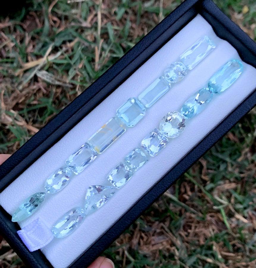 Natural Aquamarine Loose Gemstones lot From Pakistan - (1 of 4)