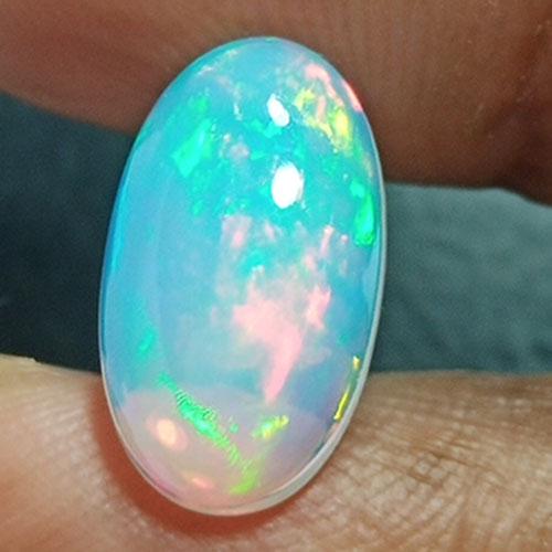2.85 CTS MARVELOUS LUSTER NATURAL WELO WHITE OPAL OVAL (1 of 7)
