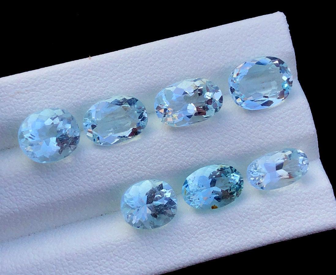 Natural Aquamarine Loose Gemstones lot From Pakistan - (1 of 4)
