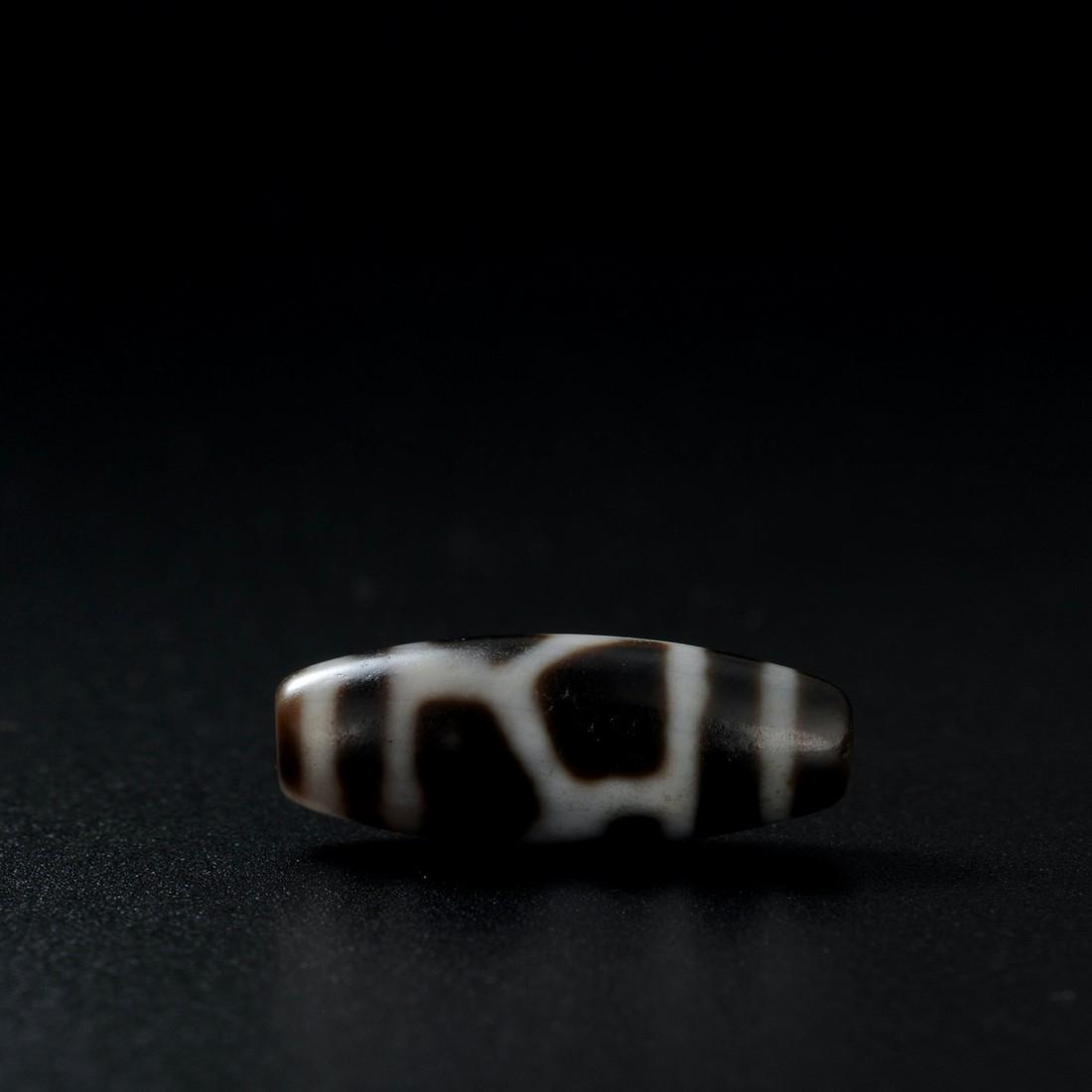 Tibetan tortoise shell eye dzi (1 of 8)