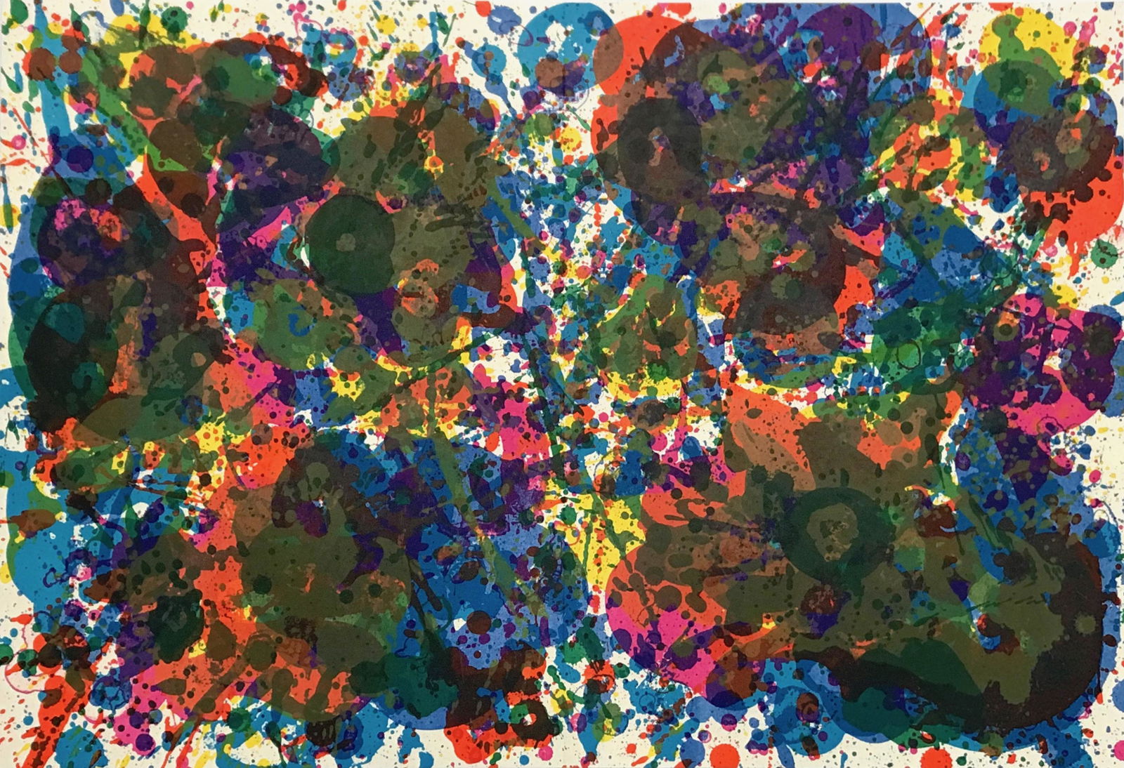 Sam Francis original lithograph (1 of 1)
