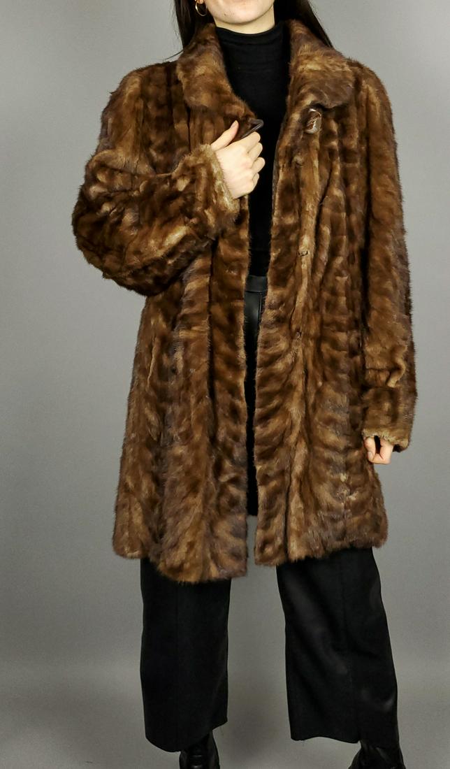 Brown Mink Fur Jacket (1 of 10)