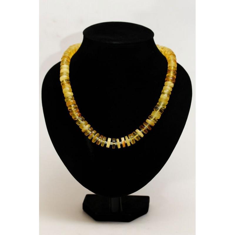 43g 100% Baltic amber vintage necklace button (1 of 13)