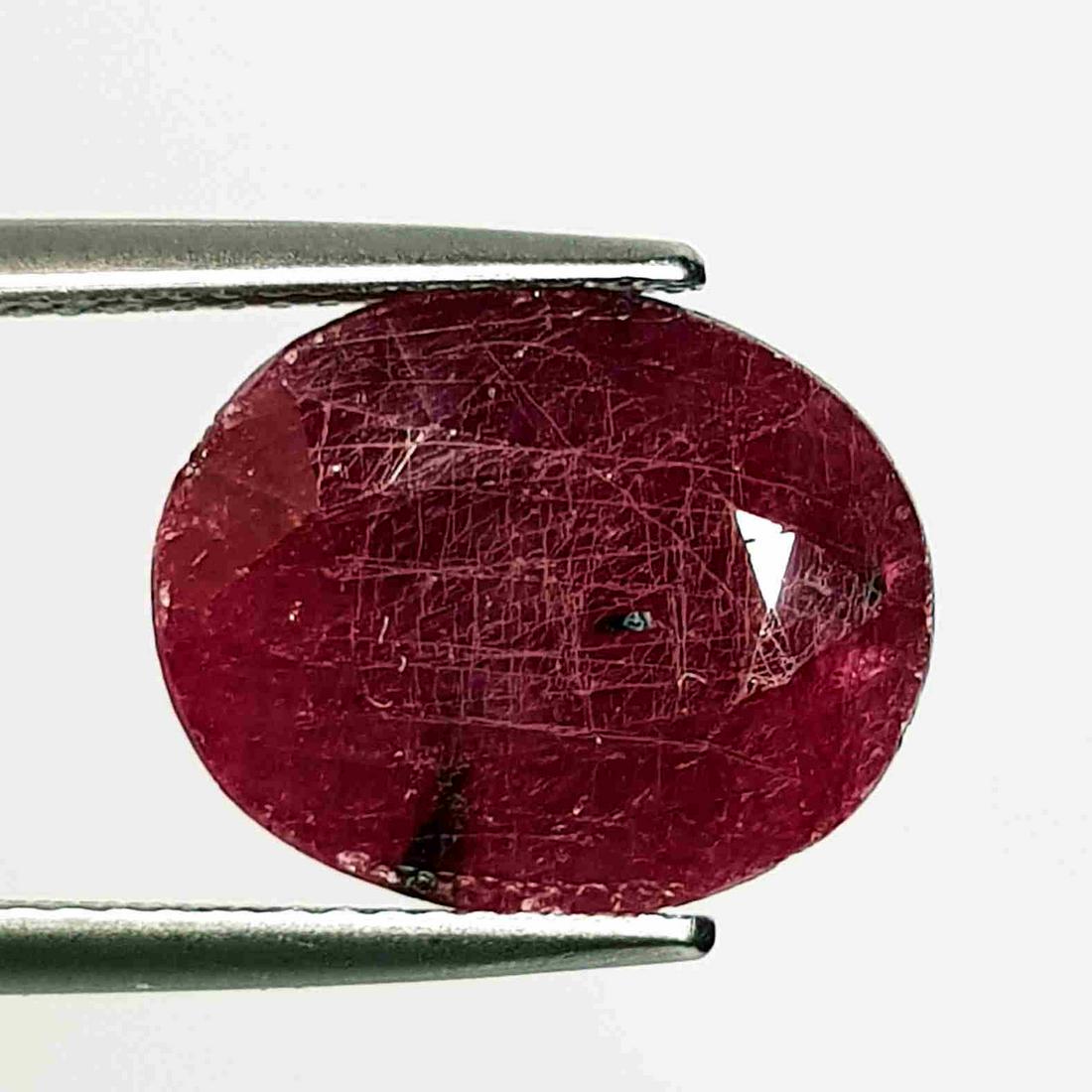 10.99 ct Natural Faceted Ruby (1 of 5)