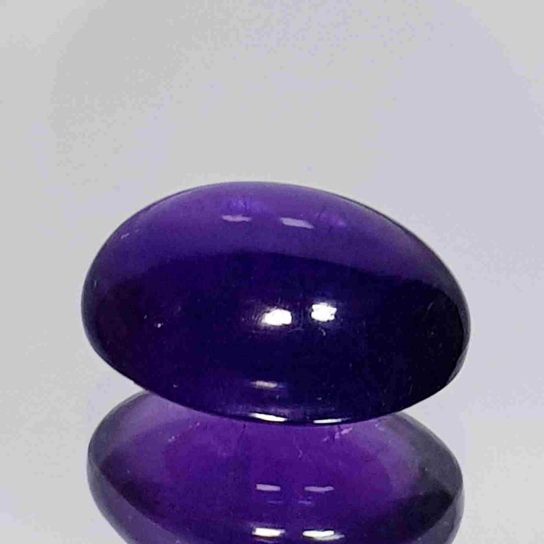 16.59 ct Natural Amethyst Oval Cabochon (1 of 5)