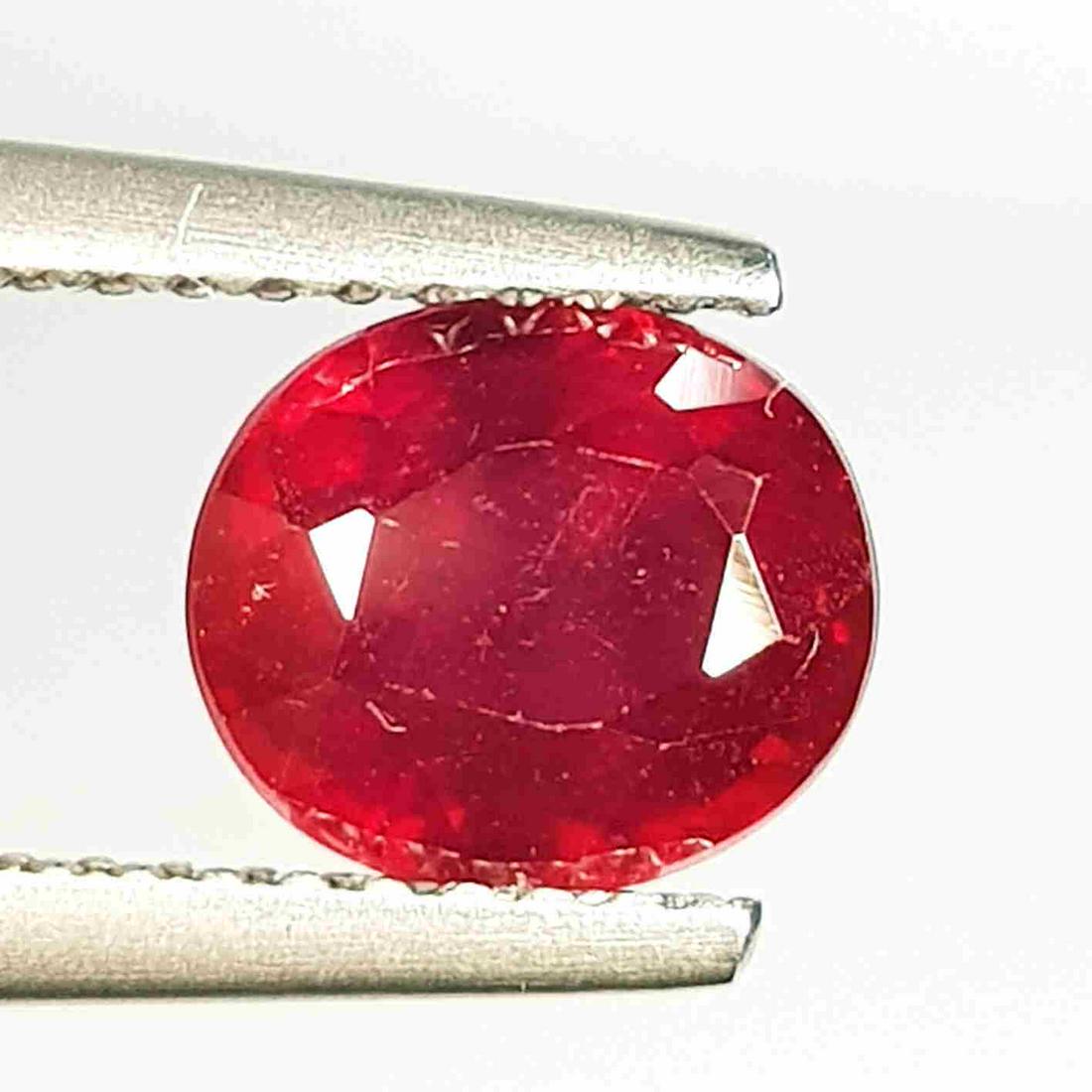 2.07 Ct  Natural Ruby Oval Cut (1 of 5)