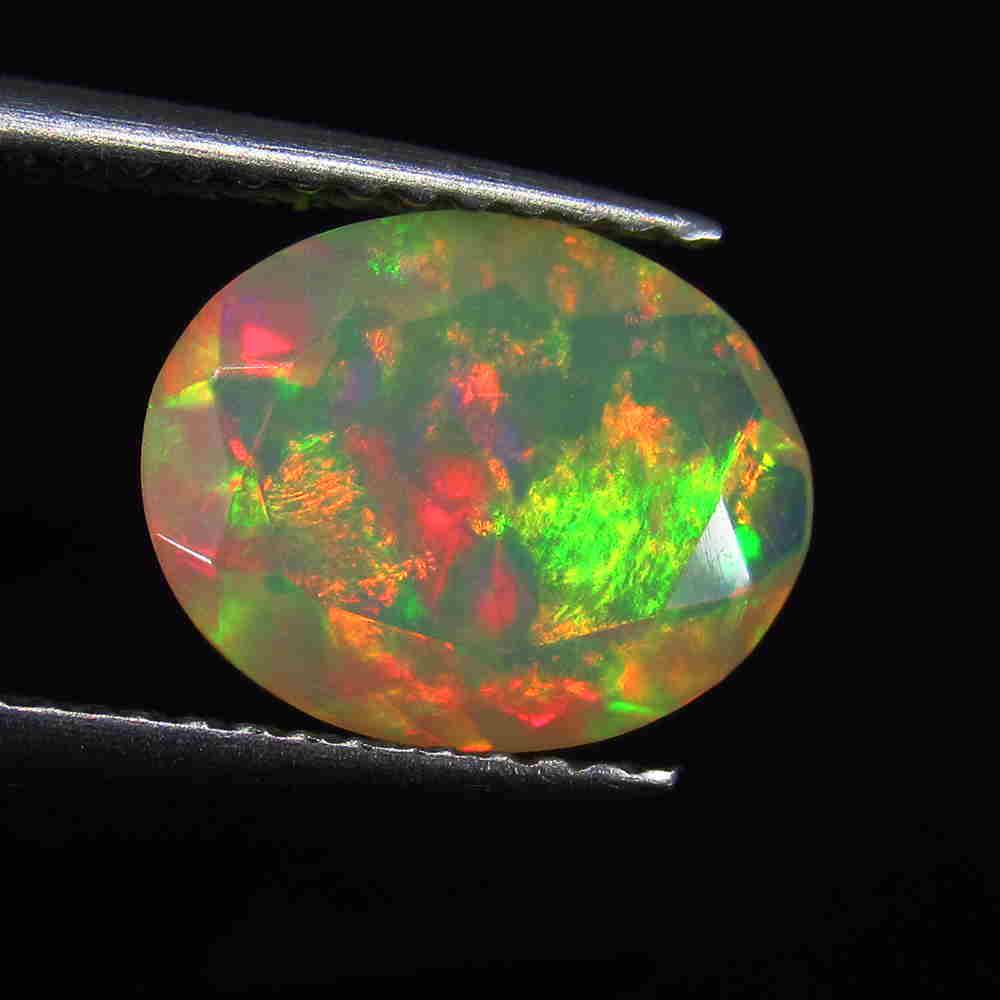 1.69 Ctw IGI Certified Natural Ethiopian Fire Opal Oval (1 of 3)