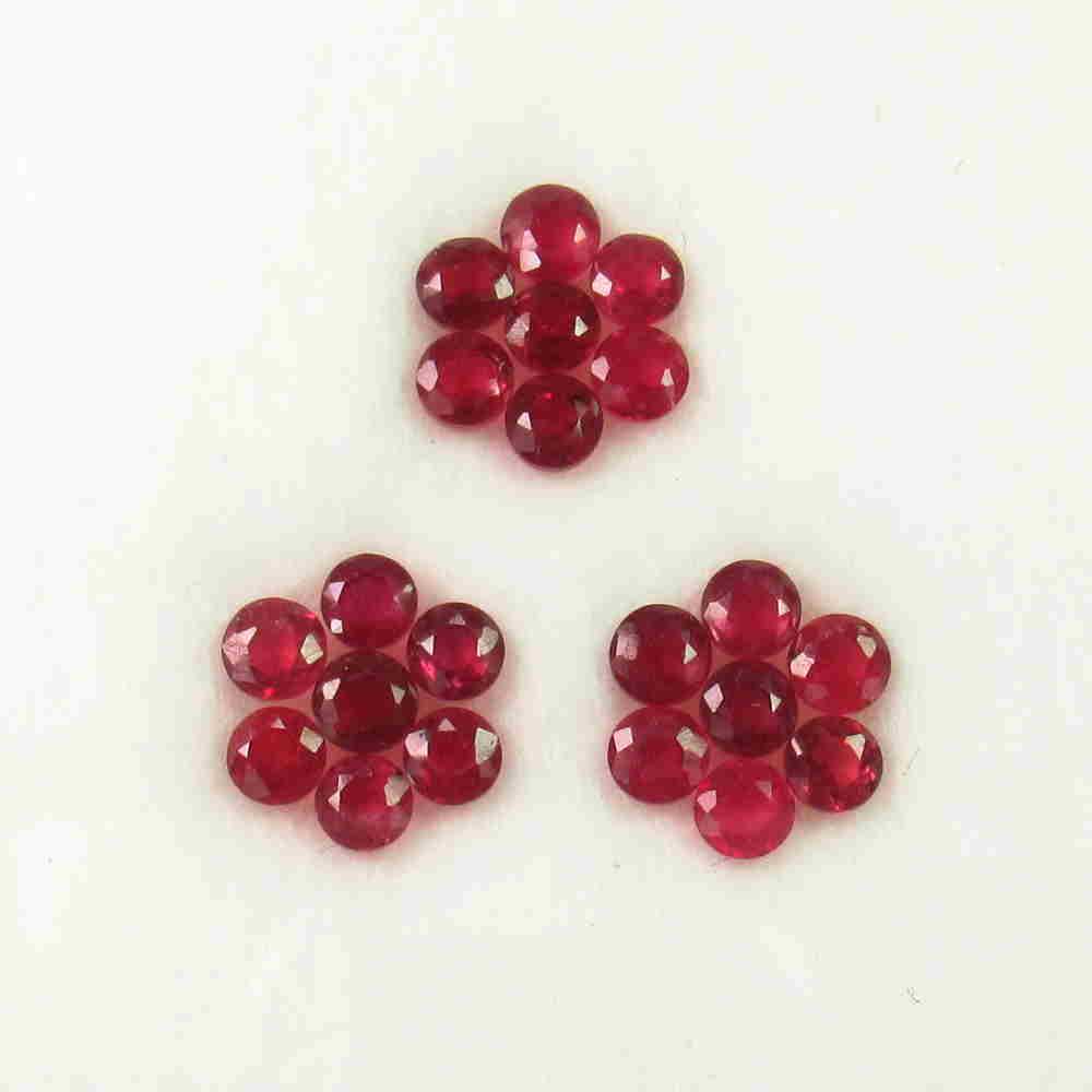 4.53 Ctw Natural 16 Mozambique Red Ruby Jewellery Set (1 of 2)