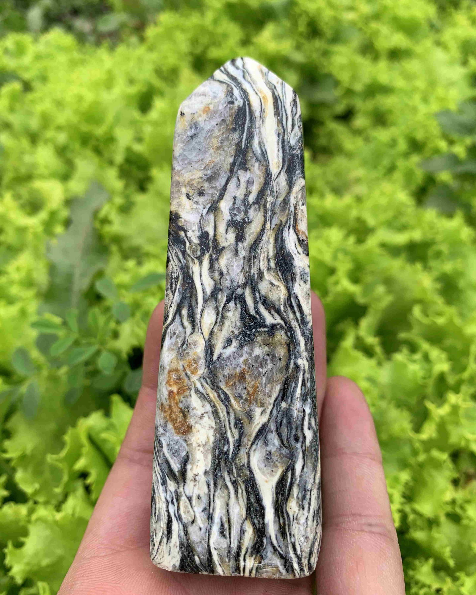 224 Gram Top Quality Hand Made Zebra Jasper Tower (1 of 3)