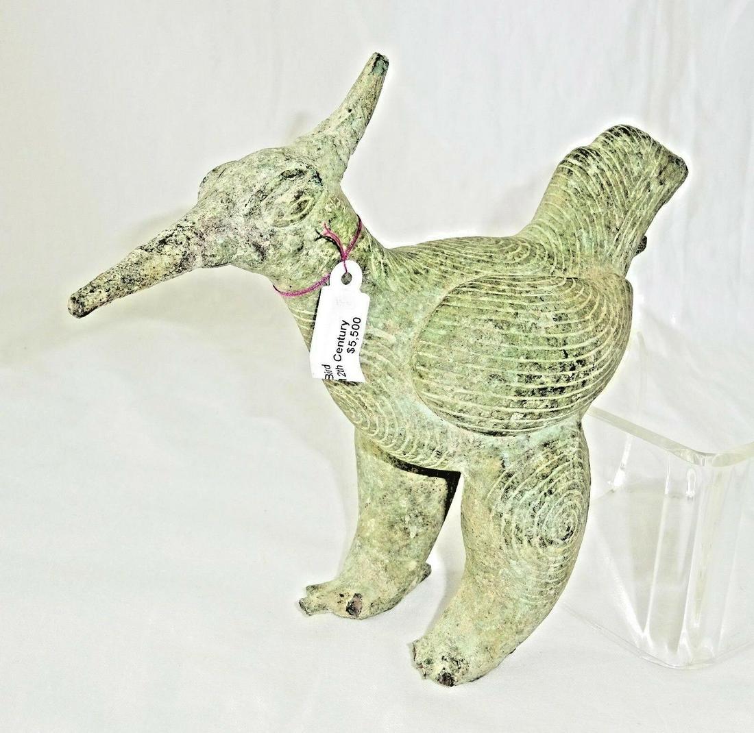 12C Cambodian SE Asian Khmer Excav. Khmer Bronze Bird (1 of 11)