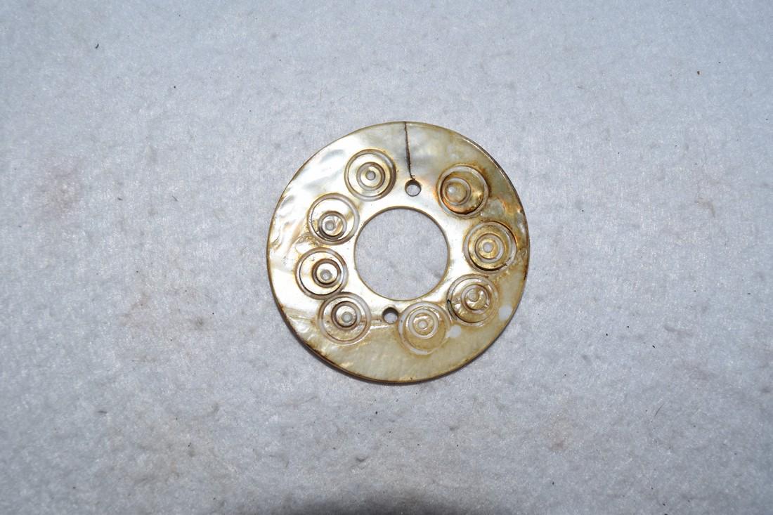 2 1/4" Engraved Shell Pendant (1 of 4)