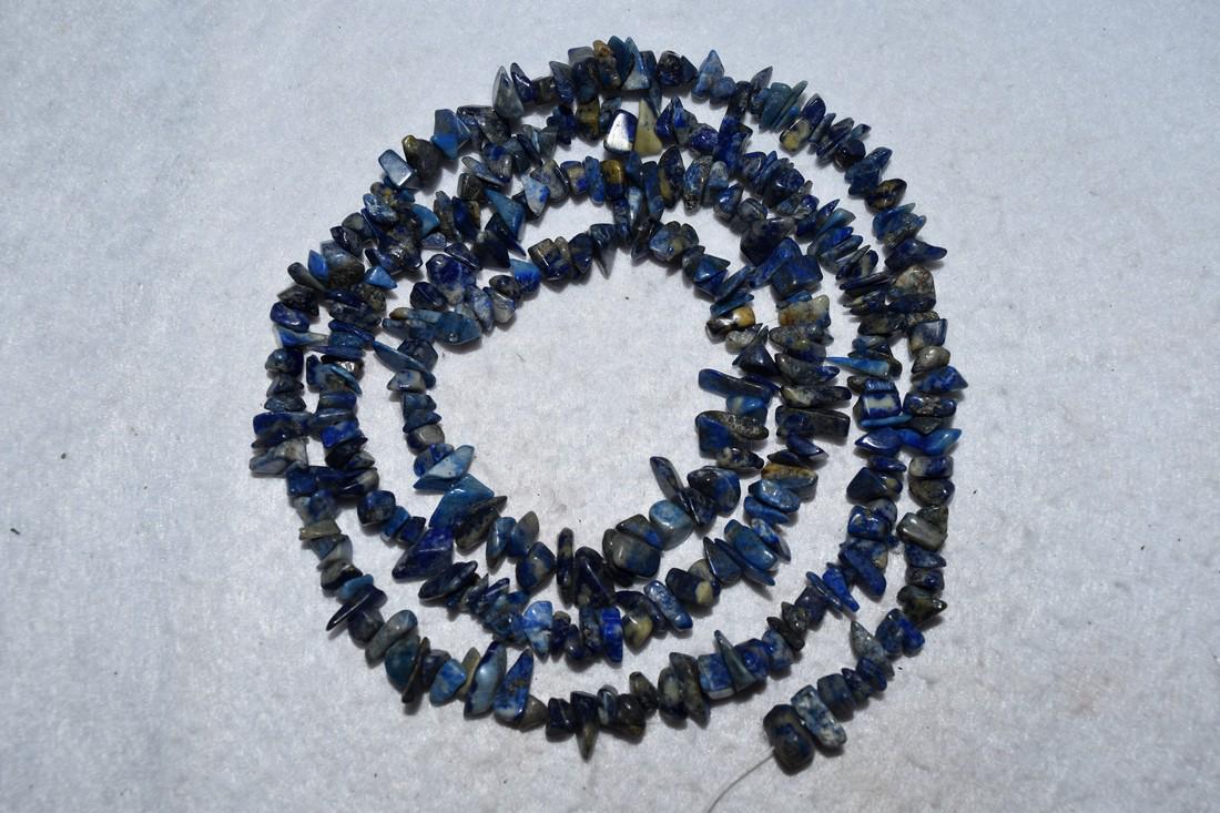 32" Strand of Lapis Lazuli Chip Beads (1 of 3)