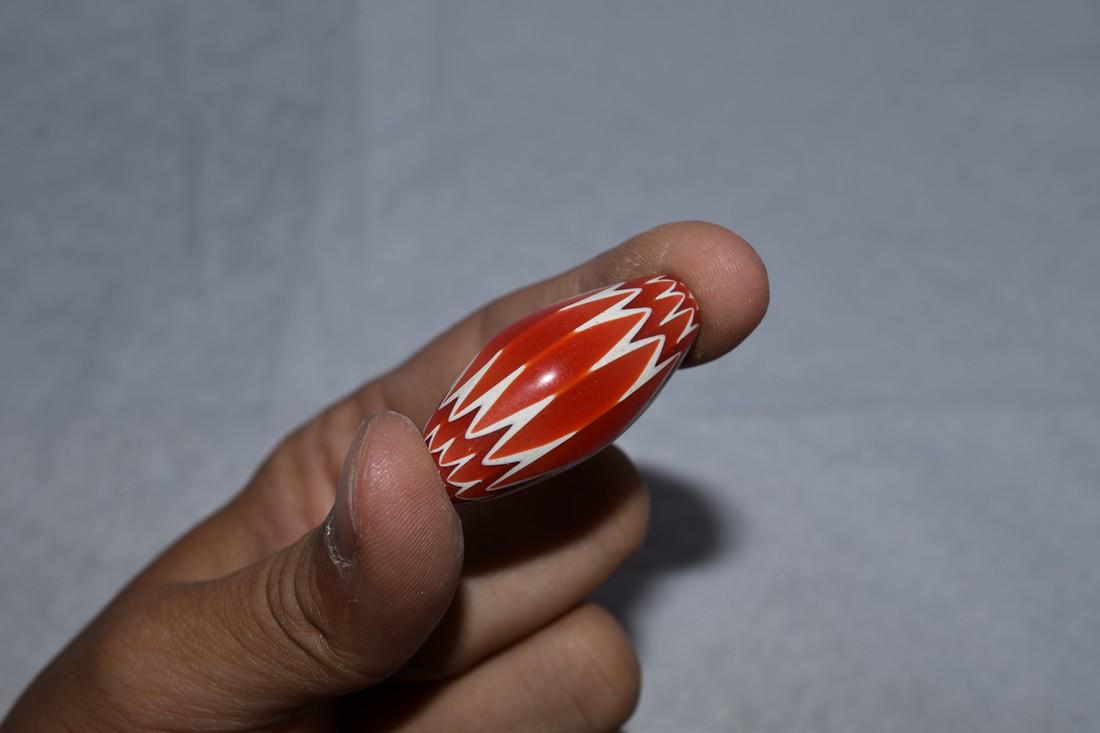 1 1/2" Vintage Chevron Bead (1 of 3)