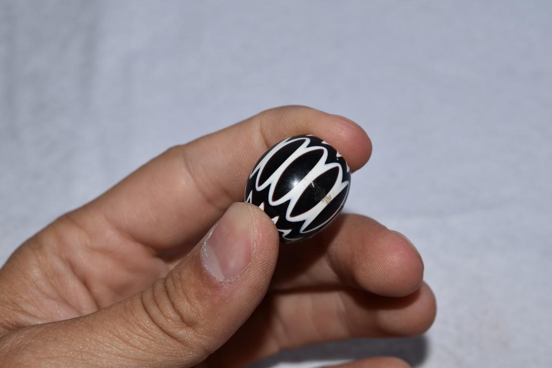 1 1/8" Vintage Chevron Bead (1 of 3)